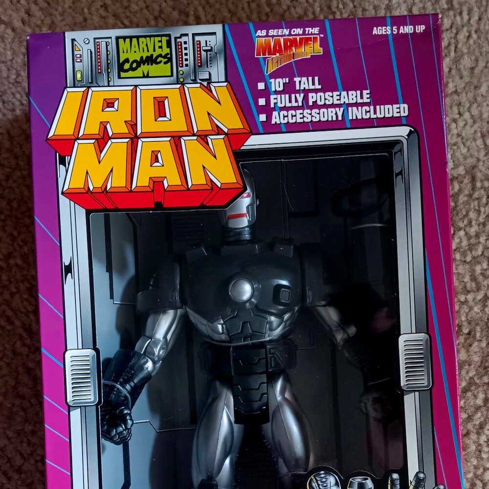 Marvel Comics Iron Man War Machine Deluxe Edition 10 Inch Action Figure Toy Biz